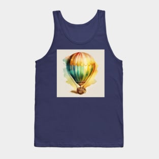 Vintage hot air baloon Tank Top